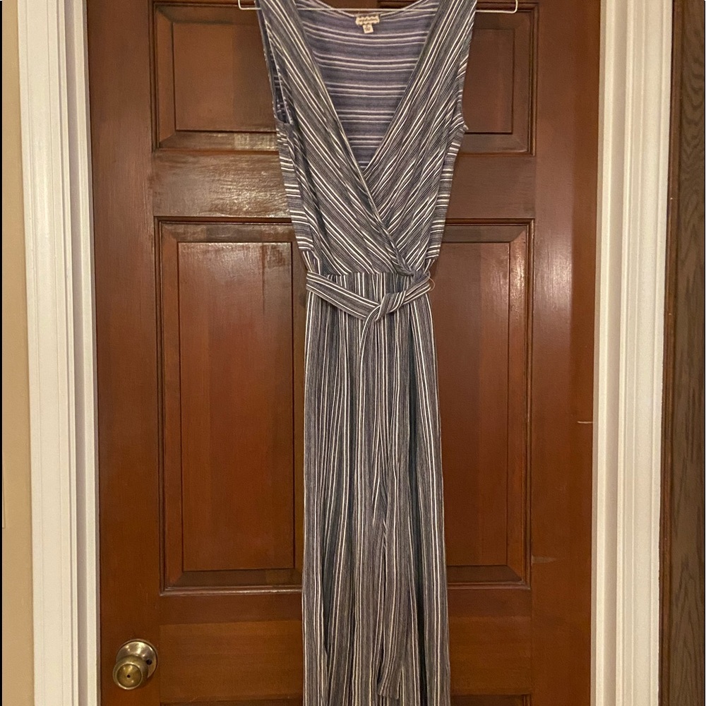Small Navy striped romper by eyeshadow